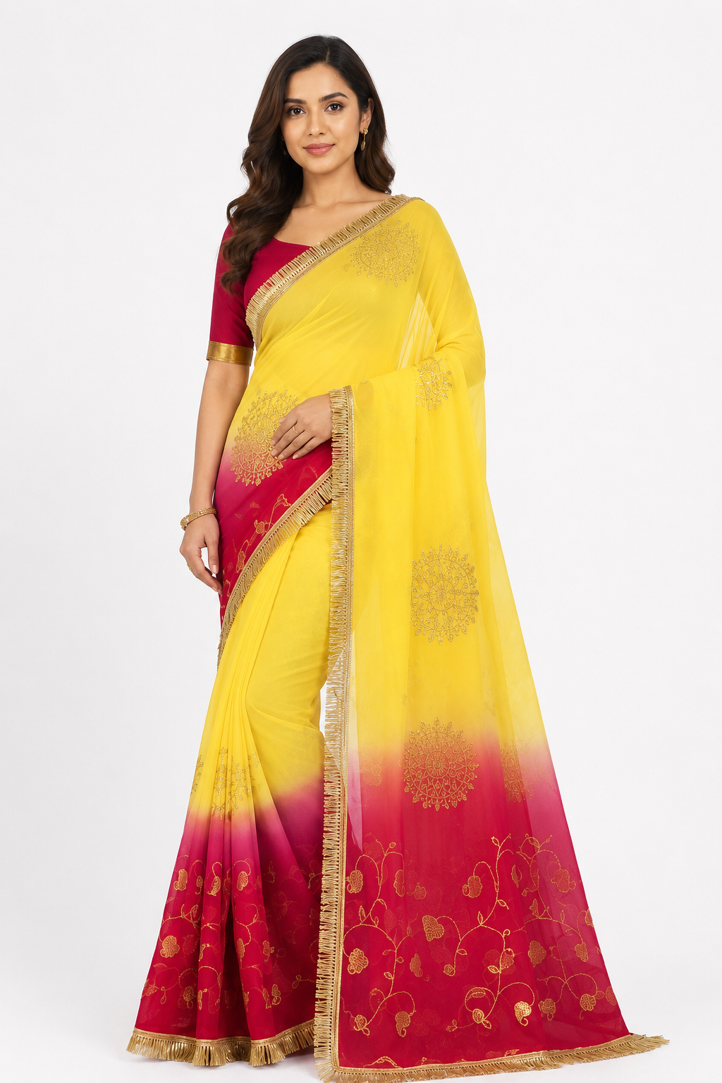 Sunehri Rani Saree