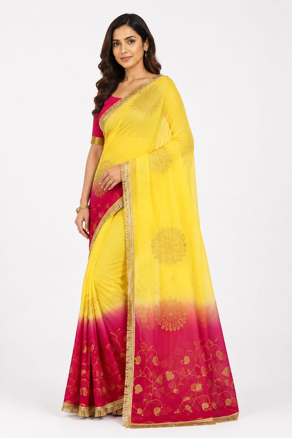 Sunehri Rani Saree