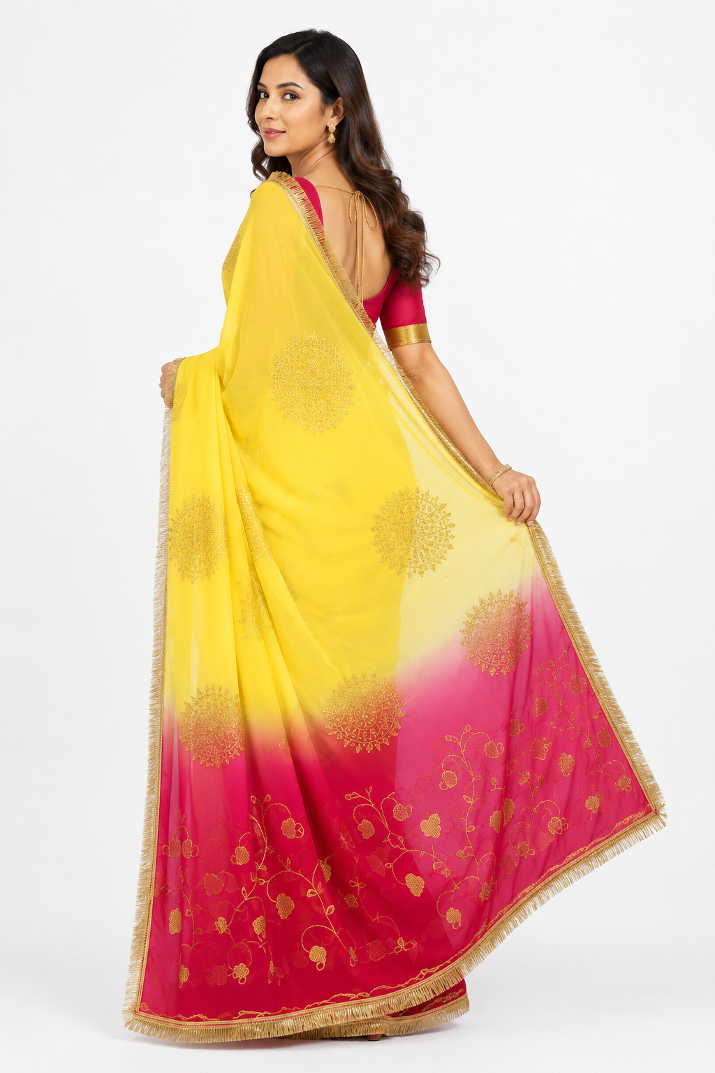 Sunehri Rani Saree
