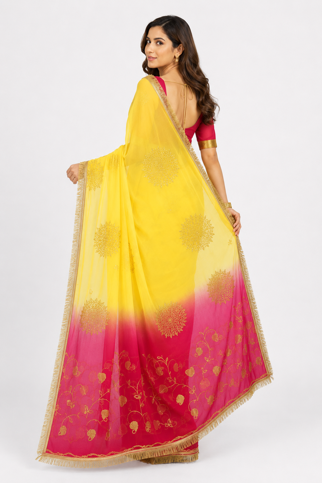 Sunehri Rani Saree