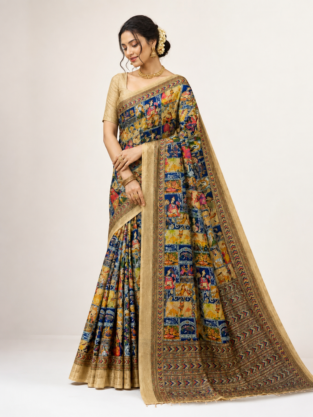 Heritage Canvas Saree