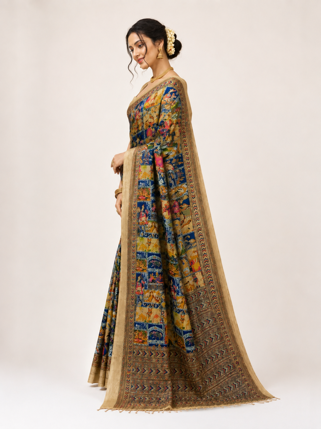 Heritage Canvas Saree