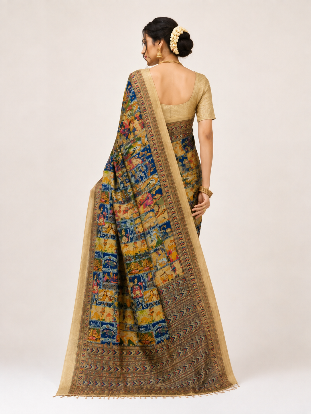 Heritage Canvas Saree