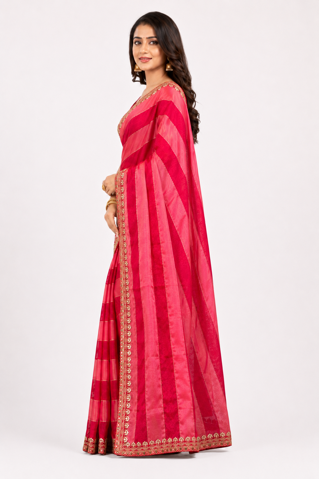 Gulabi Shringar Saree