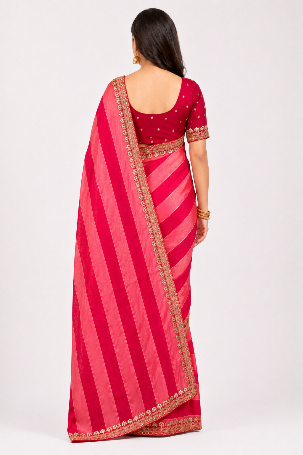 Gulabi Shringar Saree