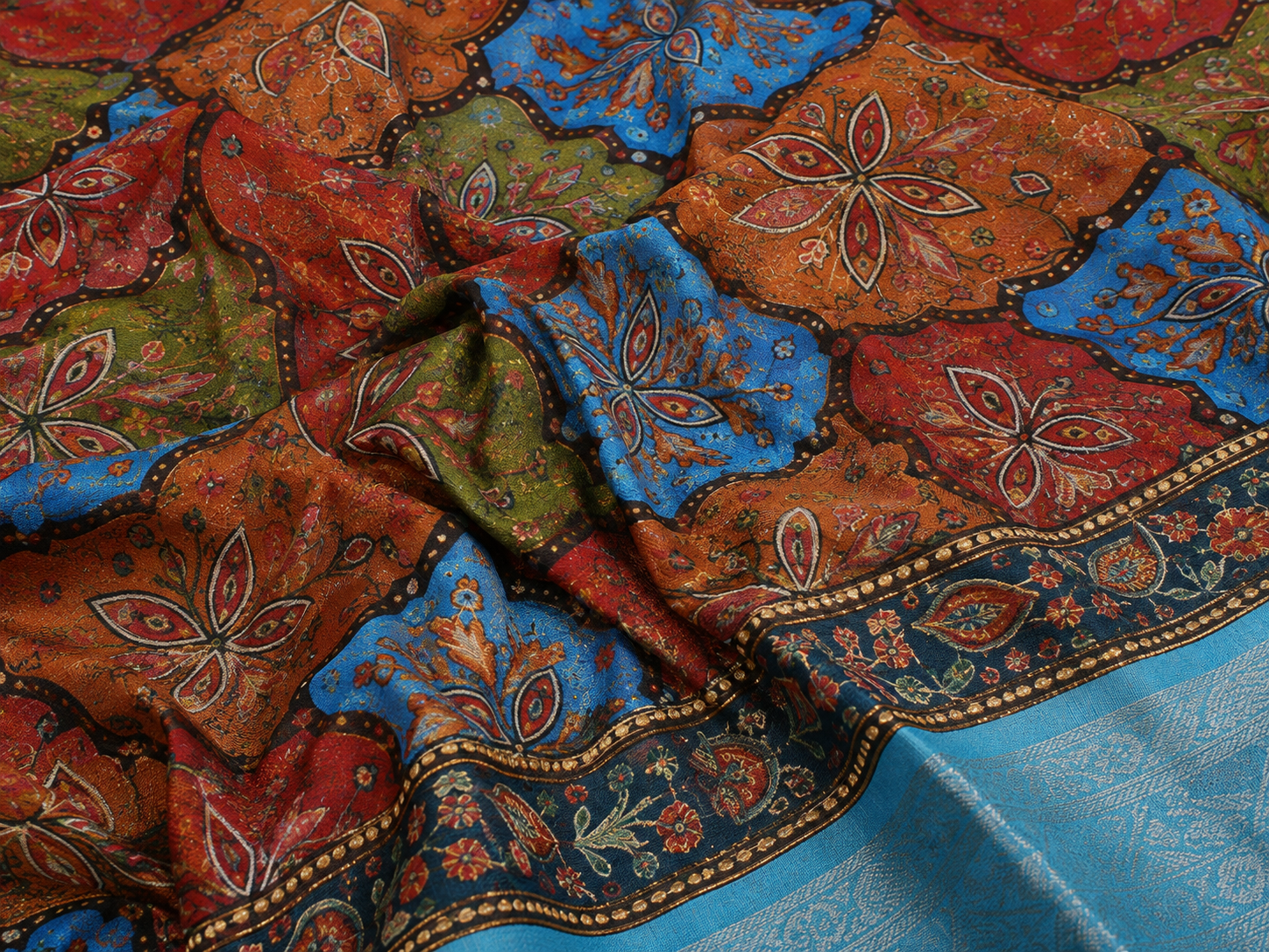 Neelam Rangoli Saree